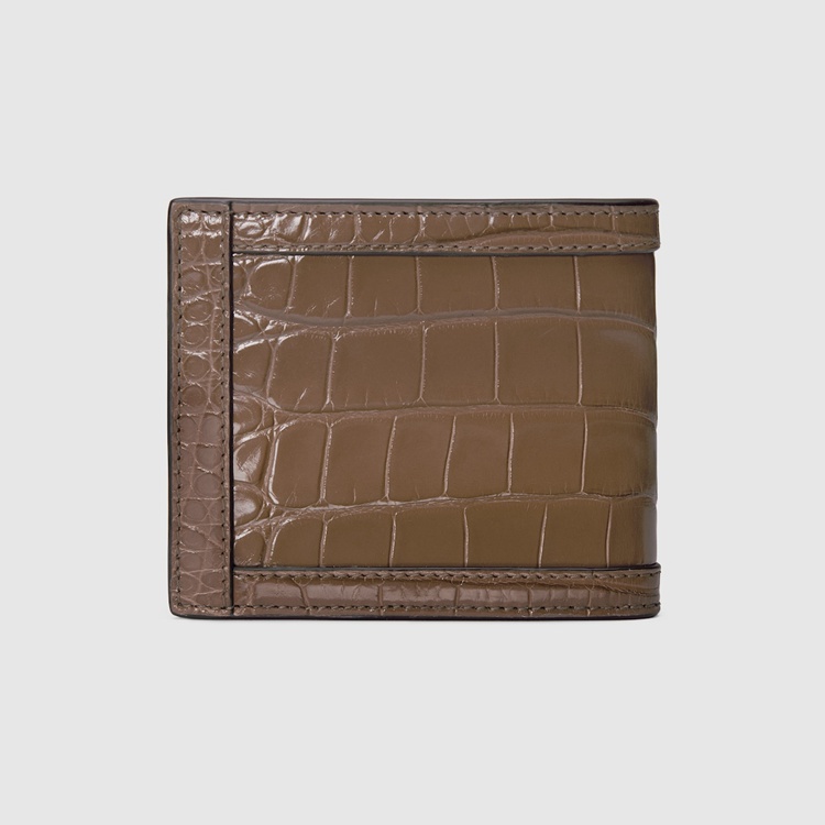 751977.EZIBG.2351.009.080.0000.Light Crocodile card case wallet with Double G